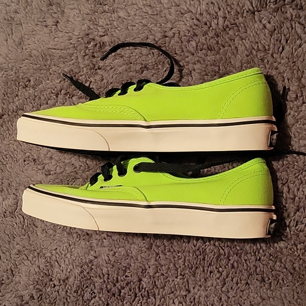 Neon Green Vans Size 7 - Picture 6 of 8